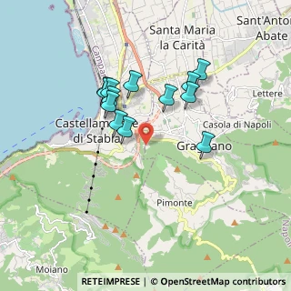 Mappa Via Vena della Fossa, 80054 Gragnano NA, Italia (1.61923)