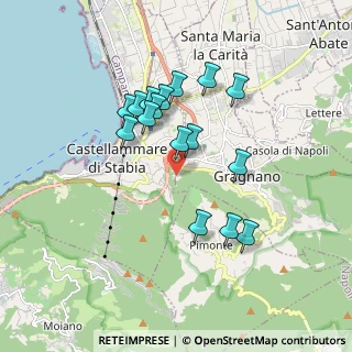 Mappa Via Vena della Fossa, 80054 Gragnano NA, Italia (1.68125)