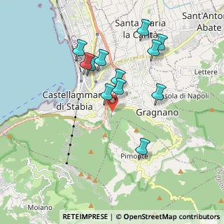 Mappa Via Vena della Fossa, 80054 Gragnano NA, Italia (1.87917)
