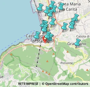 Mappa Via Villa Caia, 80053 Castellammare di Stabia NA, Italia (1.9415)