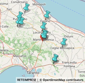 Mappa SS172, 74015 Martina Franca TA, Italia (14.9325)