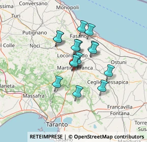 Mappa SS172, 74015 Martina Franca TA, Italia (10.31867)