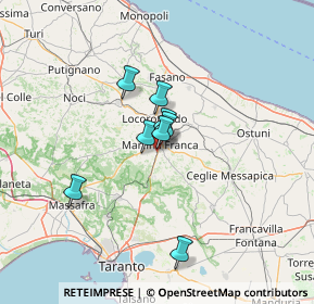 Mappa SS172, 74015 Martina Franca TA, Italia (29.23857)