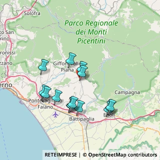 Mappa Via Pace, 84096 Montecorvino Rovella SA, Italia (7.75933)