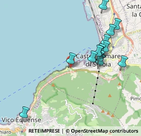 Mappa Via Acton, 80053 Castellammare di Stabia NA, Italia (2.19857)