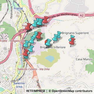 Mappa Via Brignano Inferiore, 84135 Salerno SA, Italia (0.44545)