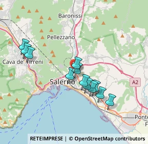 Mappa Via del Lavoro, 84126 Salerno SA, Italia (3.50833)
