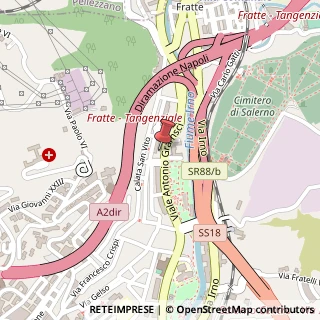 Mappa Via gaeta bernardo 13, 84126 Salerno, Salerno (Campania)