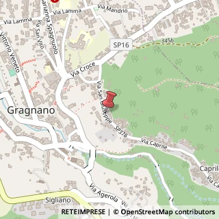 Mappa Via San Giuseppe, 61, 80054 Gragnano, Napoli (Campania)