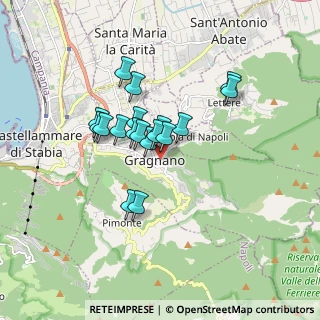 Mappa Via Nuova San Leone, 80054 Gragnano NA, Italia (1.39333)
