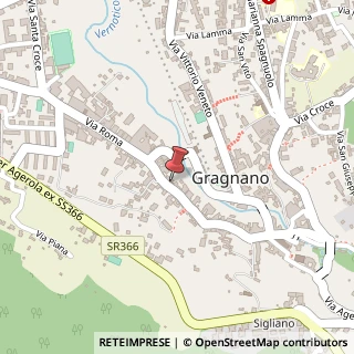Mappa Via Roma, 36, 80054 Gragnano, Napoli (Campania)