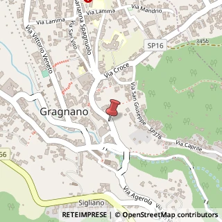 Mappa Via Nuova San Leone, 45, 80054 Gragnano, Napoli (Campania)
