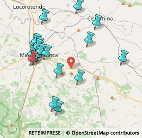 Mappa Strada Monticello, 74015 Martina Franca TA, Italia (4.6075)