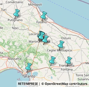 Mappa Strada Monticello, 74015 Martina Franca TA, Italia (12.97545)