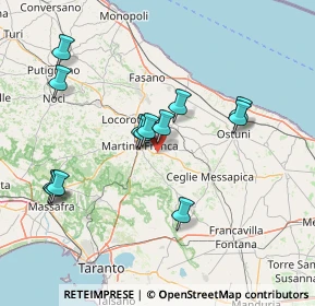 Mappa Strada Monticello, 74015 Martina Franca TA, Italia (15.38615)