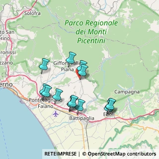 Mappa Via Nebulana, 84096 Montecorvino Rovella SA, Italia (7.66)
