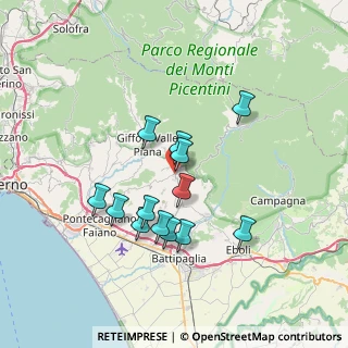 Mappa Via Nebulana, 84096 Montecorvino Rovella SA, Italia (6.64692)