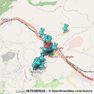 Mappa S.S. 131 Km 201 zona ind, 07030 Muros SS, Italia (0.62759)