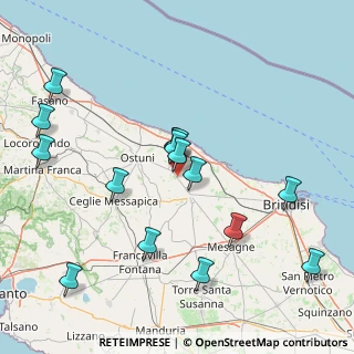 Mappa S.S. 16, 72012 Carovigno BR, Italia (18.366)