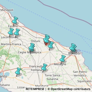 Mappa S.S. 16, 72012 Carovigno BR, Italia (18.49)