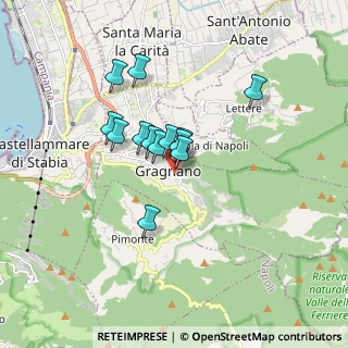 Mappa Via Vecchia S. Leone, 80054 Gragnano NA, Italia (1.32)