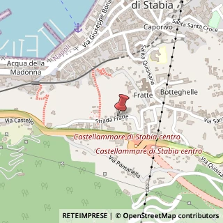 Mappa Via Fratte, 14, 80053 Castellammare di Stabia, Napoli (Campania)