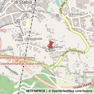 Mappa Via sanita 15, 80053 Castellammare di Stabia, Napoli (Campania)