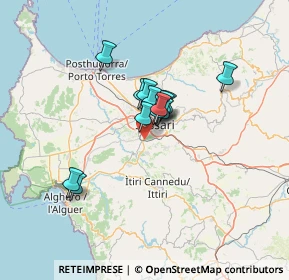 Mappa Strada Su Pirastru, 07049 Usini SS, Italia (9.86154)