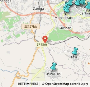 Mappa Strada Su Pirastru, 07049 Usini SS, Italia (3.98923)