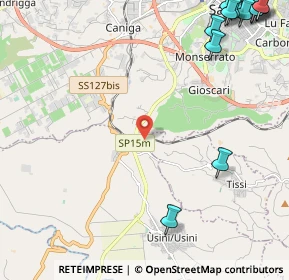 Mappa Strada Su Pirastru, 07049 Usini SS, Italia (3.90154)