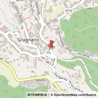 Mappa Via Nuova San Leone, 75, 80054 Gragnano, Napoli (Campania)