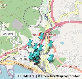 Mappa Via Giuseppe De Caro, 84126 Salerno SA, Italia (1.0655)