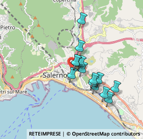 Mappa Via Fabrizio Pinto, 84124 Salerno SA, Italia (1.505)