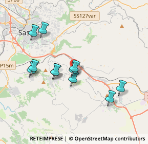 Mappa 07030 Muros SS, Italia (3.69727)