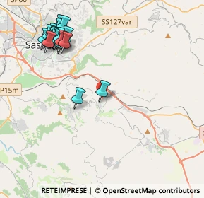 Mappa 07030 Muros SS, Italia (5.3605)