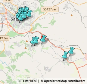 Mappa 07030 Muros SS, Italia (5.4365)