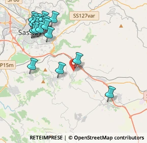 Mappa 07030 Muros SS, Italia (5.3835)