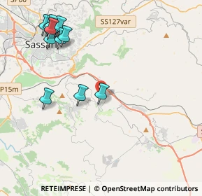 Mappa 07030 Muros SS, Italia (5.3175)