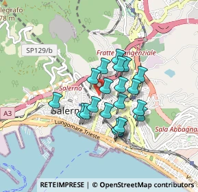 Mappa Via Marino Paglia, 84125 Salerno SA, Italia (0.673)