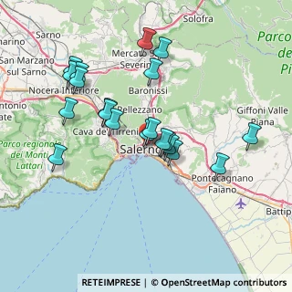 Mappa Via Marino Paglia, 84125 Salerno SA, Italia (7.5735)