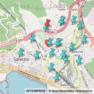 Mappa Via Marino Paglia, 84125 Salerno SA, Italia (0.555)