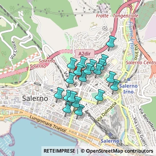 Mappa Via Marino Paglia, 84125 Salerno SA, Italia (0.353)