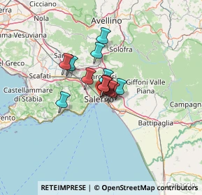 Mappa Via Marino Paglia, 84125 Salerno SA, Italia (6.83077)