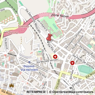 Mappa Via Pio XI, 96, 84122 Salerno, Salerno (Campania)