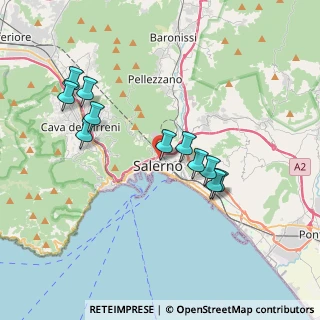 Mappa Via Cesare Battisti, 84125 Salerno SA, Italia (3.76091)