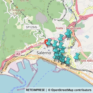 Mappa Via Cesare Battisti, 84125 Salerno SA, Italia (0.8875)