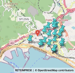 Mappa Via Cesare Battisti, 84125 Salerno SA, Italia (0.943)