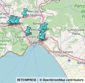 Mappa Via Panoramica, 84135 Salerno SA, Italia (7.97923)