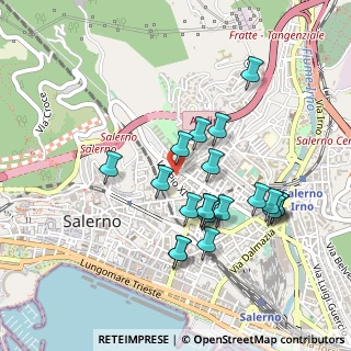 Mappa Via Bonaventura Poerio, 84125 Salerno SA, Italia (0.4705)