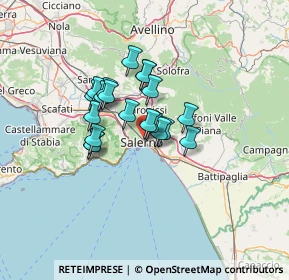 Mappa Via Bonaventura Poerio, 84125 Salerno SA, Italia (9.8075)